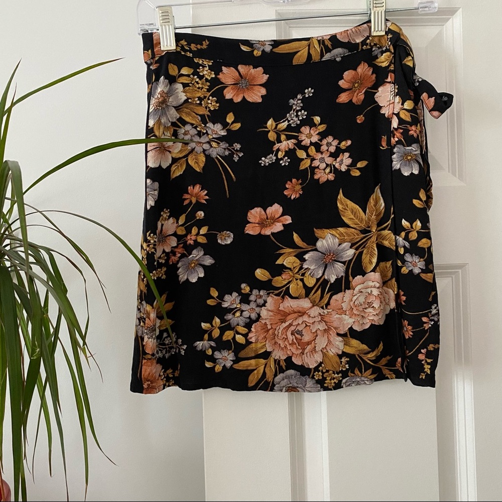 american eagle tie waist skirt